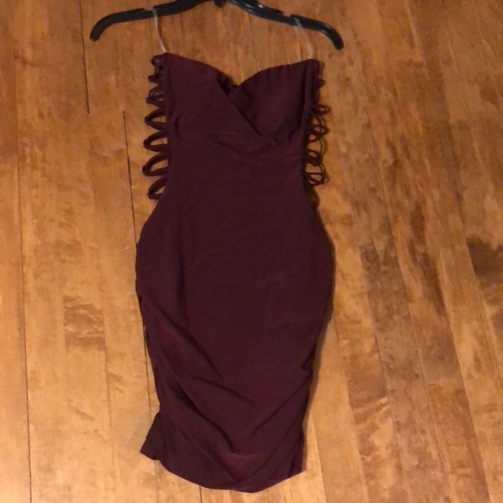 Beautiful and sexy strapless dress
